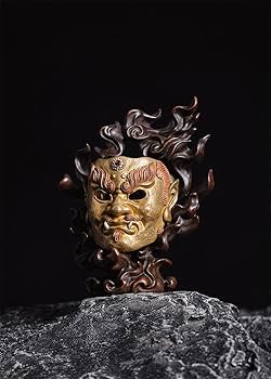 仁王面 金剛力士像 魔除け 骨董美術品 面飾り 縁起物 置物 インテリア 仁王面 金剛力士像 魔除け 骨董美術品 面飾り 縁起物 置物